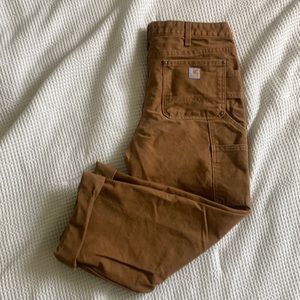 Carhartt women’s double front brown work pants